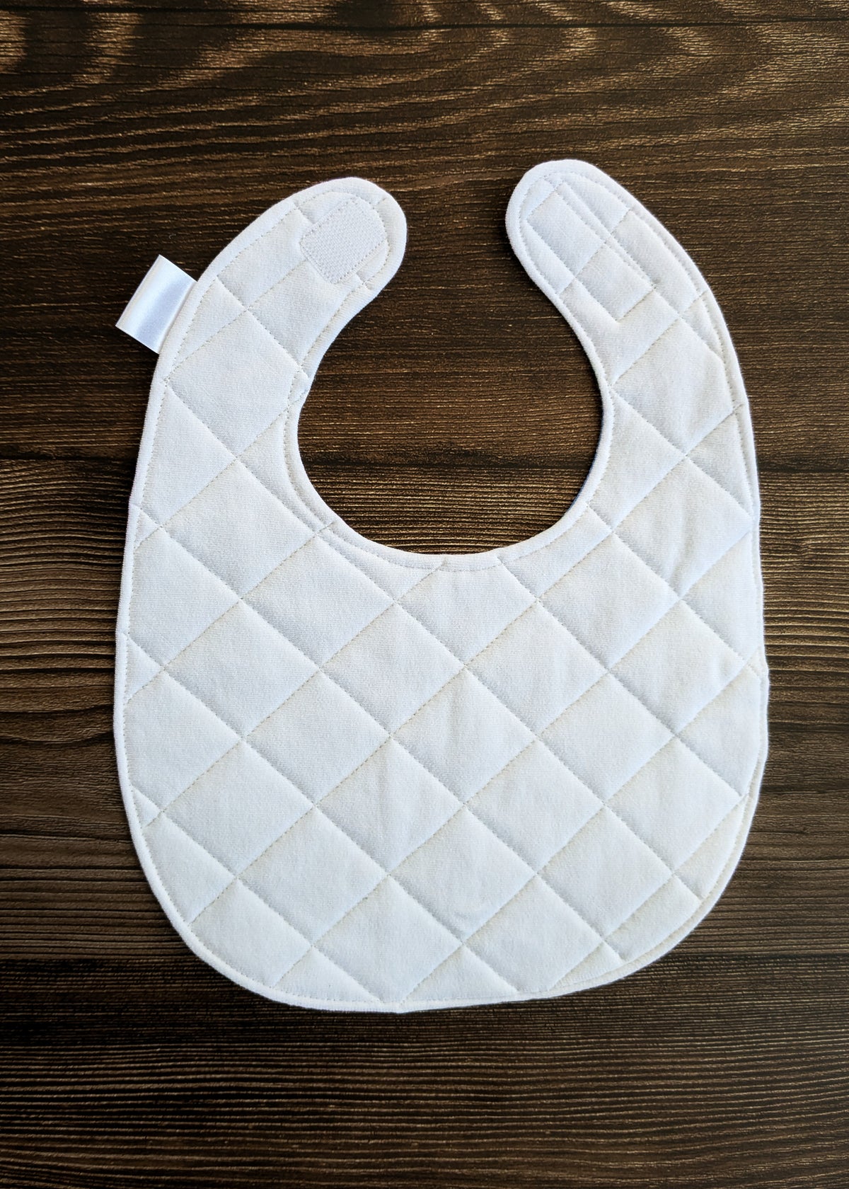 Quilted Baby Teething Bib - Anchors – 100% Cotton - Handmade