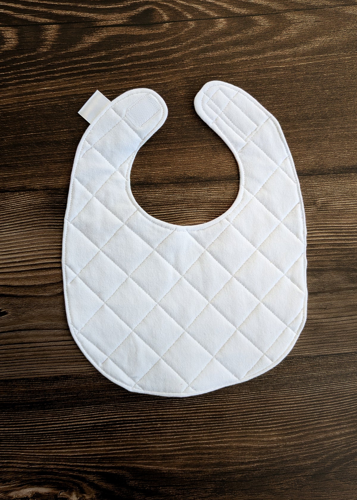 Quilted Baby Teething Bib - Rainbow Stripes  – 100% Cotton - Handmade