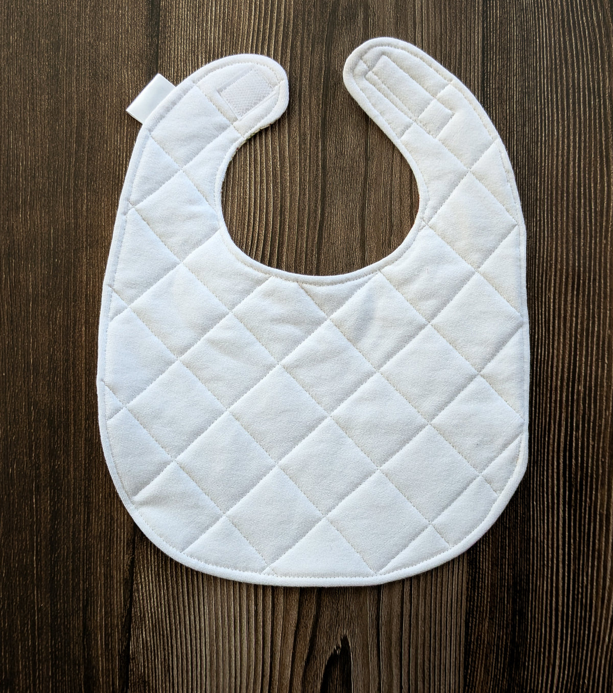 Quilted Baby Teething Bib - Autumn Floral – 100% Cotton - Handmade
